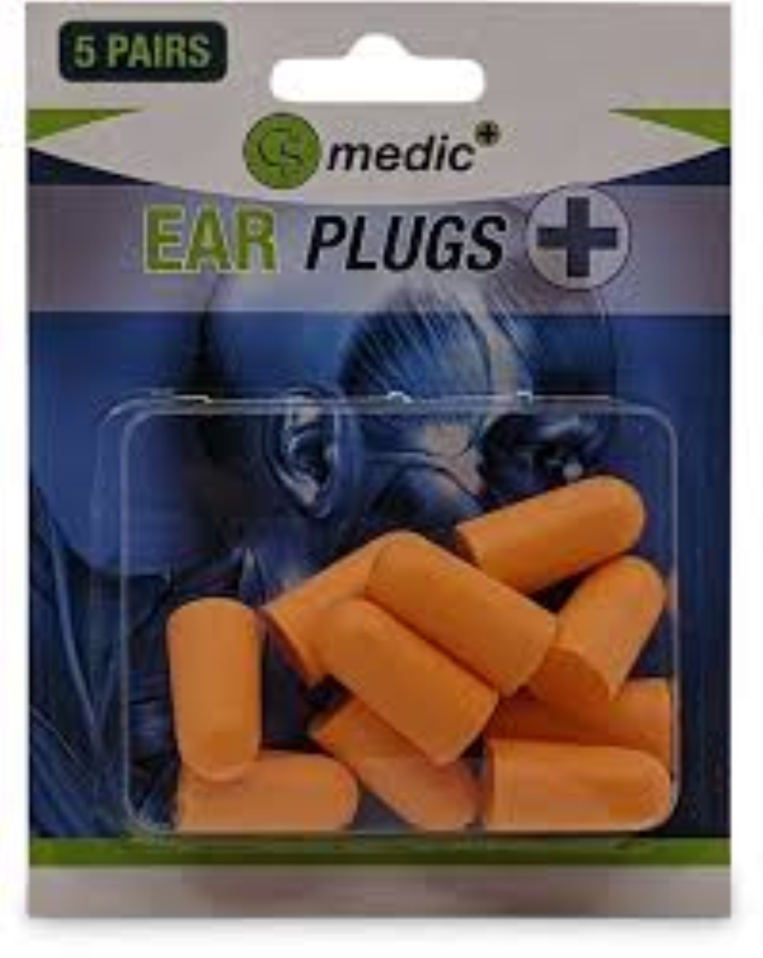 CS MEDIC EAR PLUGS 5 PAIR